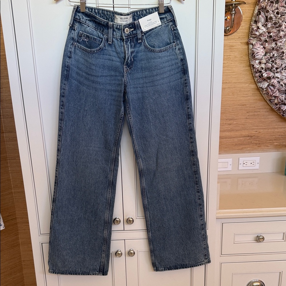 Hollister Women's Straight Leg Blue Jeans